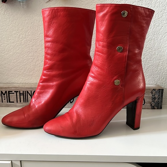 JIMMY CHOO RED BOOTS! - Picture 1 of 16